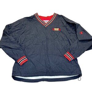 Champion Spring Break Windbreaker Size L Jacket VTG 90s Pullover Beach Jumper